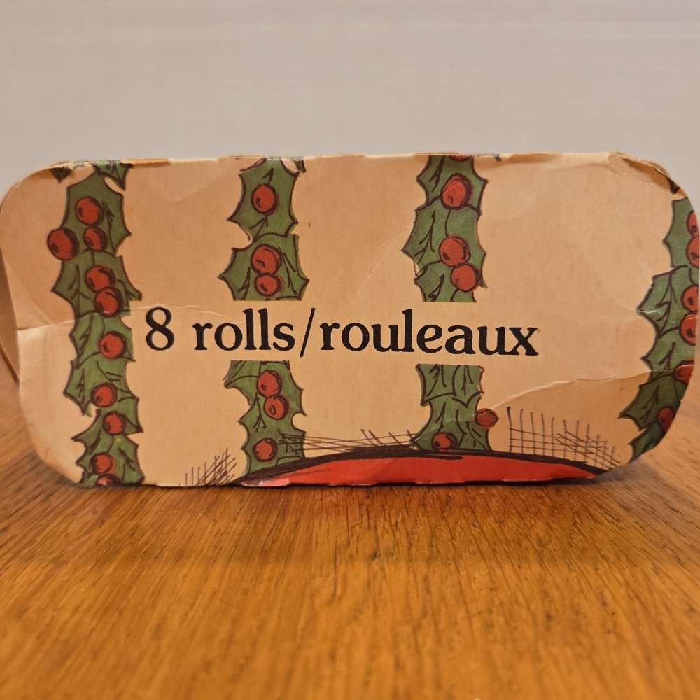 Rare 1940s–50s Santa Gift Wrap Box | Original Christmas Packaging, MCM Ephemera - Picture 3 of 5